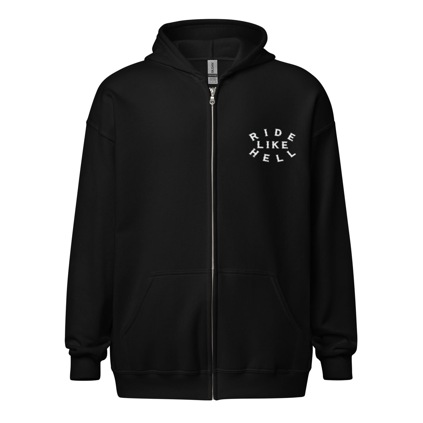 Ride Like Hell Corp - Front Zip Hoodie